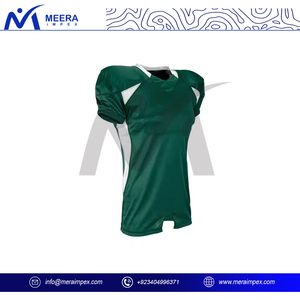 Camiseta de fútbol americano hecha a medida para hombre, impresión por sublimación personalizada, uniforme de fútbol americano con logotipo y diseño personalizados - Product Image 2