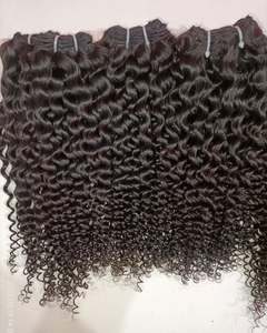 Extensions de cheveux Remy noirs naturels Paquets de cheveux de temple indien Vague profonde Cheveux humains naturels - Product Image 1
