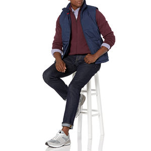 Chaleco Acolchado sin Mangas para Hombre, Impermeable, de Alta Calidad, con Cierre, Ligero, Chaqueta de Invierno, Diseño Personalizado, Venta al Por Mayor - Product Image 5