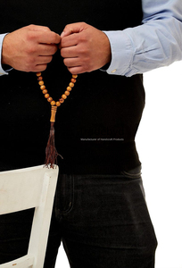 คลาสสิกอิสลาม tasbih Mala ช่างฝีมือทำลูกปัดอธิษฐานสำหรับการทำสมาธิทุกวัน zikr และของขวัญ-การออกแบบที่ทันสมัยโดย tradebyd - Product Image 4