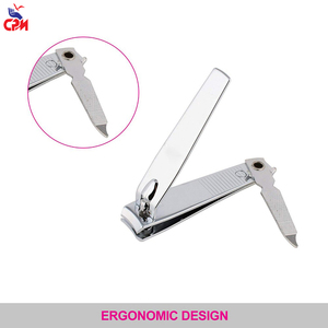 Coupe-ongles en acier inoxydable robuste avec lime métallique intégrée pour manucure professionnelle - Product Image 2