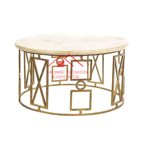 Table basse moderne en marbre italien avec plateau de décoration pour la maison, table basse combinée de taille moyenne de luxe, ensemble de meubles de salon - Product Image 4