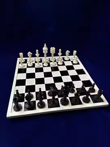 Latest <b>Theme</b> Handmade Buffalo Bone <b>Chess</b> <b>Set</b> Pieces for Unisex Playing by Crescent Crafts - Product Image 3