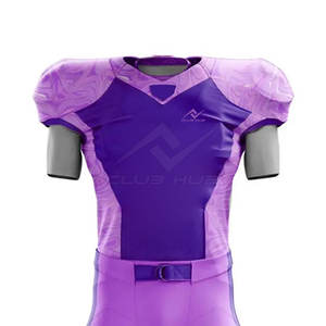 Uniforme de fútbol americano de Bajo Moq, ropa deportiva personalizada de secado rápido, uniforme de fútbol americano - Product Image 3