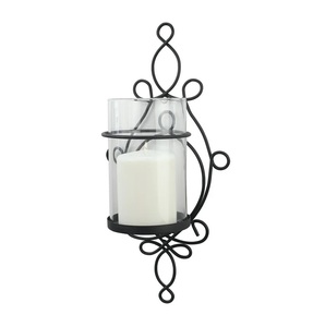 Hot Selling Custom Design Iron Metal <b>Lighting</b> Indoor <b>Wall</b> Mounted Candle <b>Sconce</b> Wedding Decoration Metal Candle Holder - Product Image 3