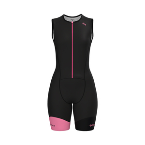 Trisuit sin mangas para mujer Performance-3SL en color rosa carbón - Product Image 3