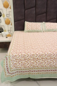 Đẹp Mô Hình <span class=keywords><strong>Zigzag</strong></span> Thiết Kế Biên Giới Làm Việc Khăn Trải Giường Jaipuri Hoa Mô Hình Chăn Có Thể Đảo Ngược Bedsheets Cho Bộ Đồ Giường Nhà Trang Trí Nội Thất - Product Image 2