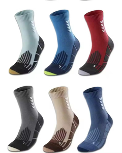 Chaussettes de basket-ball professionnelles pour hommes, antibactériennes, séchage rapide, respirantes, avec fond en tissu éponge, hauteur mi-mollet, pour entraînement adulte - Product Image 3