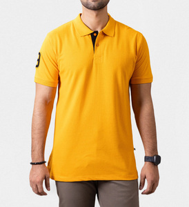 T-shirt d'été pour homme de haute qualité, 100% coton/polyester, jersey respirant, décontracté, uni, impression numérique - Product Image 1