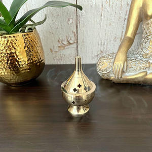 Quemador de incienso directo de fábrica, quemador de incienso más vendido para adoración, meditación, templo, decoración del hogar, quemador de incienso de latón espiritual - Product Image 4
