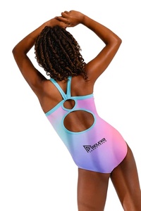 High Quality Sublimation Gymnastics Leotard for Girls Breathable Sleeveless Dancewear OEM <b>Performance</b> Dance <b>Wear</b> Wholesale - Product Image 4