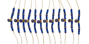Bracelet en acier inoxydable plaqué pierres de zircon imitation perle DAFNI BIG PAZAR - Cadeau tendance d'Istanbul - Product Image 6
