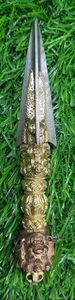 อุปกรณ์เสริมสำหรับชาวพุทธแบบทิเบตรุ่น Vajra ทำจากทองเหลืองขนาด4นิ้ว - Product Image 4
