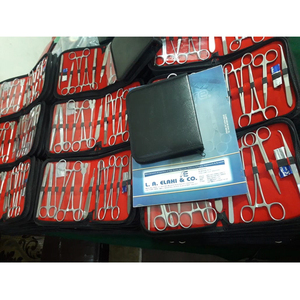 Kit de dissection avec coussin de suture en silicone, instruments chirurgicaux en acier inoxydable pour les étudiants en biologie, botanique et anatomie - Product Image 6