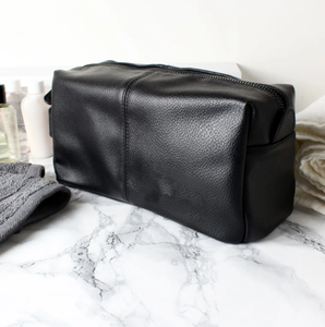 Neceser de lujo para hombre y mujer, neceser organizador, neceser de cuero, vintage - Product Image 5