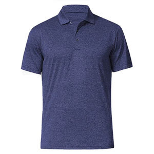 เสื้อโปโลสำหรับผู้ชายเสื้อโปโลแบบแห้งพอดีตัว100% โพลีเอสเตอร์ระบายอากาศได้สไตล์ลำลองแบบระเหิดสำหรับเสื้อโปโลสำหรับผู้ชาย - Product Image 1