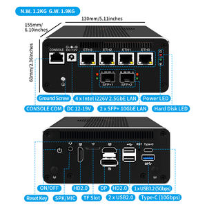 Dispositivo de firewall CWWK Dual 82599ES 10GB SFP+ 4 x2.5GbE LAN <span class=keywords><strong>Core</strong></span> i5 1240P U300E DDR5 Router Pfsense Hardware OPNsense Mini PC - Product Image 3