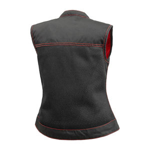 Chaleco de Cuero Impermeable Hecho a Medida de Alta Calidad para Mujer, Ropa Deportiva Unisex, Talla Grande, Estilo Motero Clásico, Sensación Invernal - Product Image 6