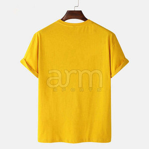 T-shirt en coton uni sur mesure, style unique pour homme, impression de logo personnalisée, vêtements d'été pour homme, t-shirts unis pour homme - Product Image 2