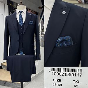 Clean Cut Mens Suit 80% Laine 20% Polyester Slim Fit pour le bureau quotidien ou les jours spéciaux - Product Image 3