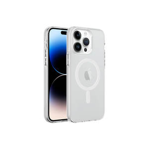 Coque rigide transparente givrée TYGO compatible MagSafe C-Pro pour iPhone 14 Pro Max, avec placage électrolytique, pour Promax - Product Image 1