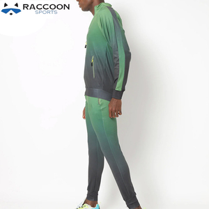 Ensemble de survêtements de sport légers, respirants et écologiques à imprimé par sublimation multicolore, coupe ajustée, pour jogging, motif Raccoon - Product Image 5