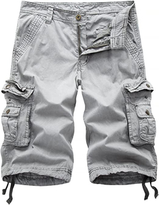 Pantalones cargo transpirables para hombre, cómodos, de secado rápido, nuevos diseños, pantalones cortos cargo con múltiples bolsillos de tendencia superior para hombres con peso ligero - Product Image 1