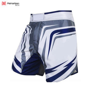 Totalmente personalizado MMA corto peso ligero bidireccional estiramiento Mma corto artes marciales desgaste marca hombres ropa deportiva - Product Image 2
