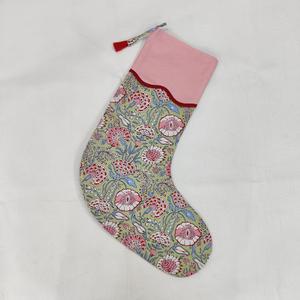 Venta al por mayor hecho a mano Vintage algodón media lujo indio Santa Claus forma Navidad calcetín, venta al por mayor medias indias comprar - Product Image 2