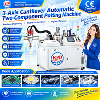 Équipement de moulage d'époxy 2K entièrement automatique à commande numérique CNC 3 axes pour applications d'éclairage LED, de circuits imprimés et d'alimentation électrique