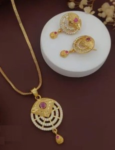 Handmade <b>Beaded</b> Pearl Jewellery <b>Set</b> for Party Wear With Multi Layer Necklace and Earrings at Best Prices - Product Image 6