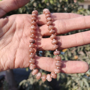 Collier statement en argent sterling avec aventurine naturelle, perles rondes de 8 mm, pierres précieuses, bijoux de guérison, cadeau pour les occasions de mariage - Product Image 1