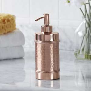 Distributeur de savon liquide en cuivre fait main pour la maison, l'hôtel, le restaurant, accessoires de salle de bain très vendus - Product Image 5