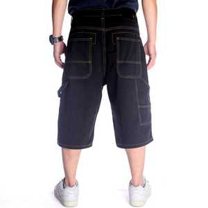 Plus Szie 52 Denim <b>Shorts</b> <b>Men</b> Summer <b>Jeans</b> <b>Shorts</b> Fashion Casual Solid Color Baggy <b>Shorts</b> Male <b>Short</b> Pants Big Size - Product Image 2