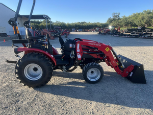 Mahindra OJA 2126 Compact Tractor <b>for</b> Sale 4WD Diesel Includes Front Loader & Backhoe Attachment <b>for</b> Agricultural <b>Machinery</b> - Product Image 3