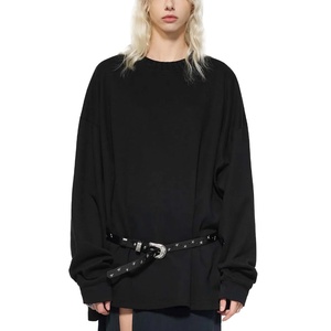 เสื้อสเวตเชิ้ตแขนยาวผ้าคอตตอนหนา 380GSM คุณภาพพรีเมียม แบบสองชั้น รับสั่งทำพิมพ์โลโก้ - Product Image 1