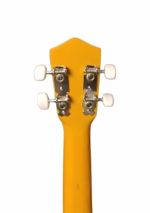 Ukelele Soprano Acústico SOLOBEAT para Principiantes, 21 Pulgadas, Cuerpo y Mástil de Caoba, Cuerdas de Nailon, Acabado Amarillo Sunburst - Product Image 4