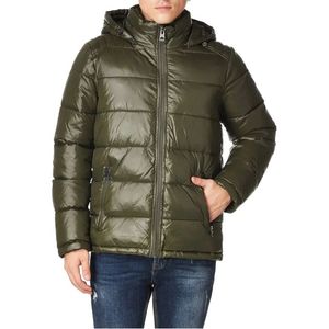 Chaquetas Acolchadas para Hombre, Chaqueta de Plumón con Capucha, Cálida para Invierno, Chaquetas de Plumón para Hombre para el Invierno - Product Image 1