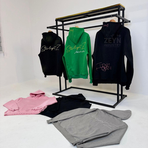 Sweat-shirts pour hommes à imprimé graphique et lettres, logo personnalisé, streetwear, coton confortable et respirant, vente en gros de sweat-shirts pour hommes - Product Image 5