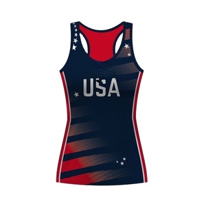 Venta al por mayor Mujeres Tank Tops Verano Sin Mangas Softball Racerback Jersey Venta caliente camisetas sin mangas - Product Image 1
