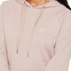 Pull à capuche à manches longues pour femmes au design personnalisé 100% coton avec logo avant de meilleure qualité - Product Image 4