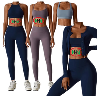 Ropa Deportiva para Mujer, Leggings de Yoga y Running con Cintura Elástica, Estampado Simple, Peso Medio, Ecológicos, de Spandex/Poliéster, Transpirables