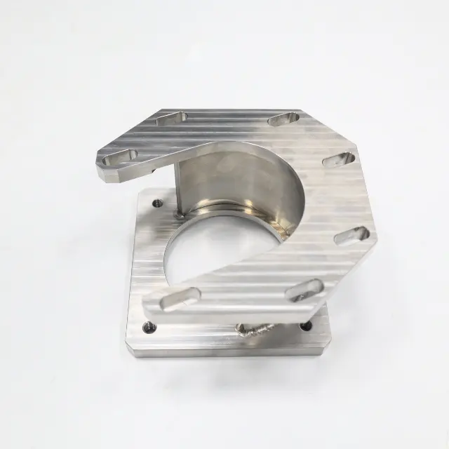 Yüksek kaliteli CNC freze-motor tabanı standart dışı CNC işleme parçaları işleme parlatma paslanmaz çelik SUS304 en iyi fiyat