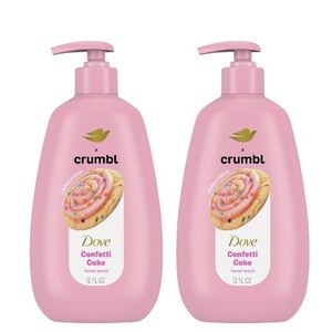 Dove X Crumbl Moisturizing <b>Body</b> Wash & <b>Scrub</b> | Confetti Cake Scent | Moisturizing Liquid Hand Wash | Deodorant Stick - Product Image 3