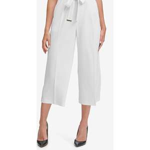 Tuta Corta Bianca da Donna Tommy Hilfiger con Cintura, Vita Alta, Stampa Floreale, Traspirante, Vestibilità Ampia per Ufficio, Taglia 14 - Product Image 3