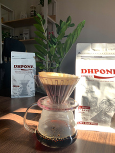 Tendencia Top 2026: Café Molido de Tueste Medio, Mezcla de Robusta y Arábica para Máquina de Espresso y V6 Brew, 500g/bolsa, Marca DHPONE - Product Image 2