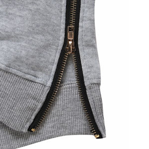 Sweat à capuche brodé en éponge française 100% coton Streetwear pour hommes Sweat-shirt à logo en chenille OEM pour l'hiver - Product Image 6