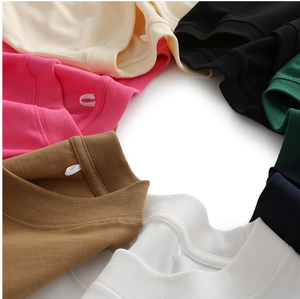 Camiseta personalizada de alta calidad con cuello redondo y hombros caídos, Camiseta estampada de algodón 100%, Camiseta holgada para <span class=keywords><strong>hombre</strong></span> - Product Image 2