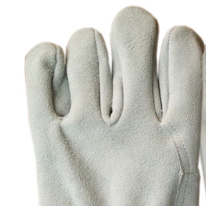Gants de travail en cuir durables de 8 mil d'épaisseur, gants de sécurité à paume unique pour les travaux en extérieur et les travaux lourds, très résistants - Product Image 4