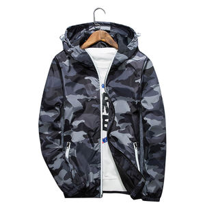 เสื้อโค้ทนักบินชายสะท้อนแสงมีสไตล์แจ็กเก็ตกันลมระบายอากาศได้ดีสำหรับฤดูใบไม้ผลิฤดูใบไม้ร่วงฤดูหนาวกีฬาผ้ายีนส์ - Product Image 1